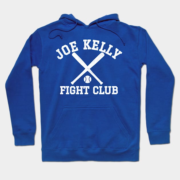 Joe Kelly Fight Club Blue Hoodie by Clara switzrlnd